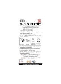 KLAPiT KLAPiT SUPER TAPE - GRIPZILLA 3 Meter Heavy Duty Double-Sided Nano Tape Holds 180lb/81kg | Strong Adhesive Tape for Wall Mounting, Rugs, and DIY | Residue-Free & Waterproof (4 pc pack)  - Image 5