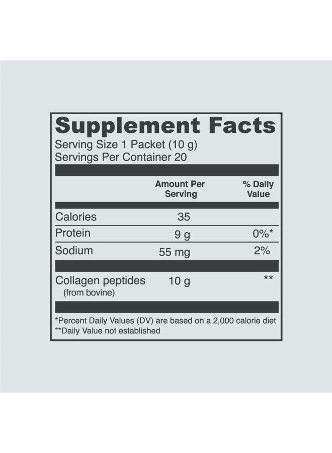 Vital Proteins Dairy and Gluten-Free Hydrolyzed Collagen Peptides Powder Supplement Travel Packs (Type I, III, 20ct Per Box) - 10g Per Serving - Image 2