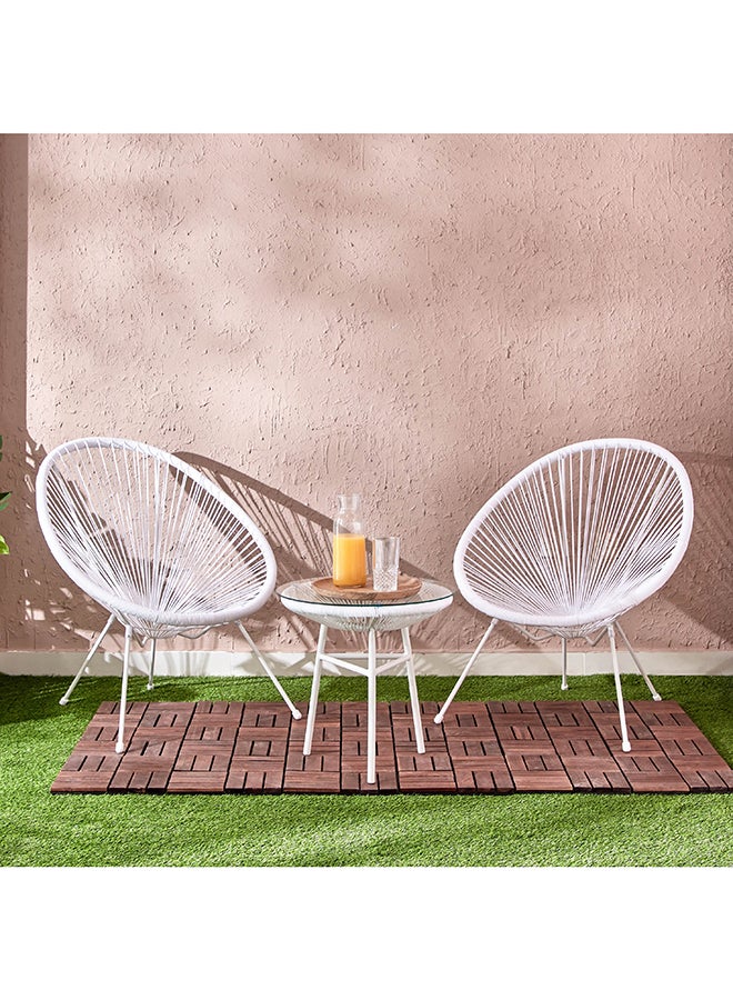 هوم بوكس طقم للجلسات الخارجية طاولة وكرسي من كيب - طقم 3 قطع - Image 1