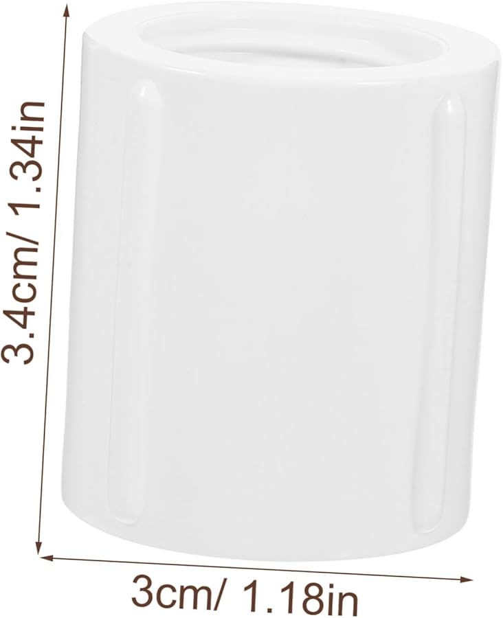 20Pcs White PVC Pipe Fittings Connectors For Plumbing And Garden Hose - Image 3
