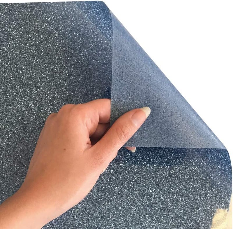 SISER فيلم نقل حراري سيسر جليتر 118x5 قدم رول لون أزرق قديم - Image 3