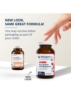 Metagenics Bone Builder with Magnesium - Bone Support Supplement* - Comprehensive Mineral Support* - with Calcium, Vitamin D & Magnesium - Non-GMO - Gluten-Free - 90 Tablets