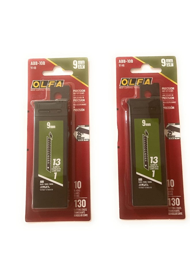 OLFA 9148 ABB-10B 9mm UltraSharp Black Snap-off Blade, 10-Pack (2 Pack) - Image 2