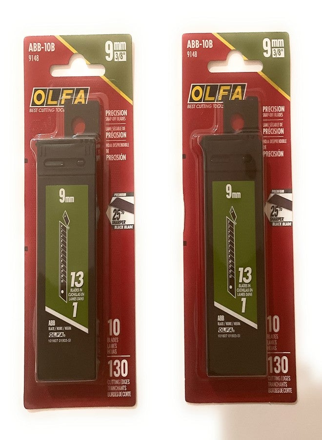 OLFA 9148 ABB-10B 9mm UltraSharp Black Snap-off Blade, 10-Pack (2 Pack) - Image 3