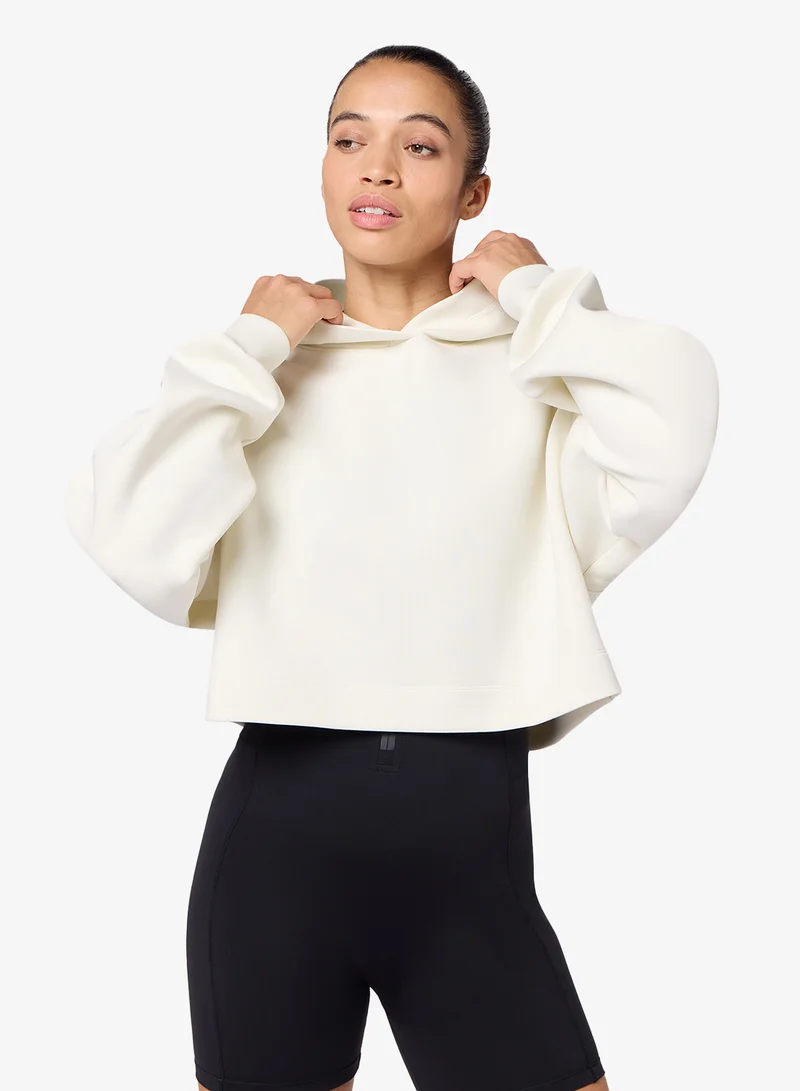 SQUATWOLF Oversized Crop Hoodie