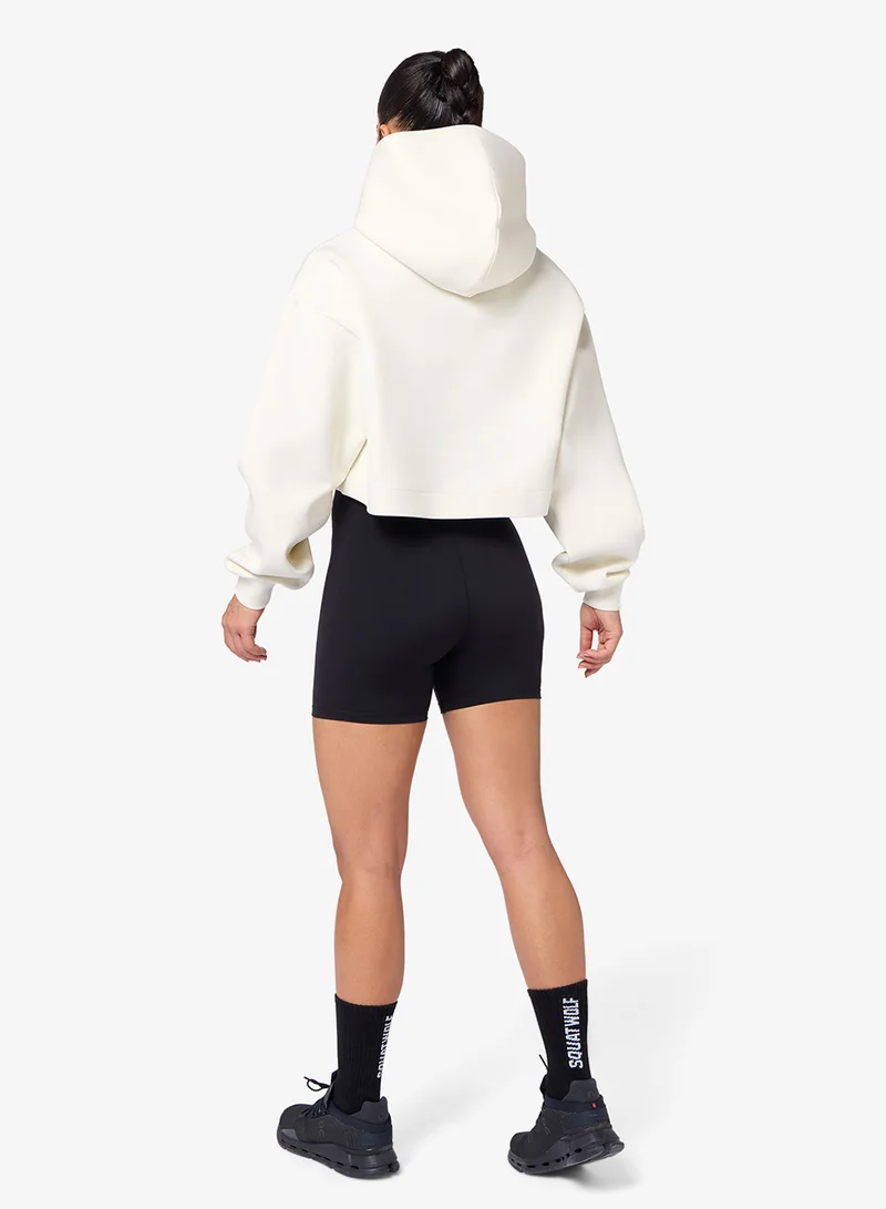 SQUATWOLF Oversized Crop Hoodie