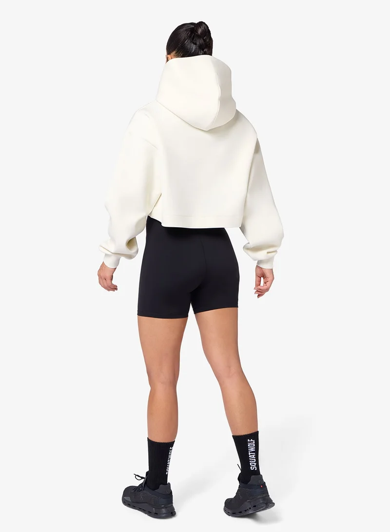 سكوات وولف هودي قصير فضفاض