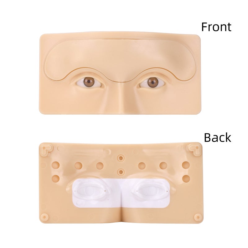 Replaceable Beauty Makeup Practice Tools Bionic Thickened Practice Skin Fixed Non-slip Makeup Practice Plate Eyebrow Tattoo Practice Plate - Image 3