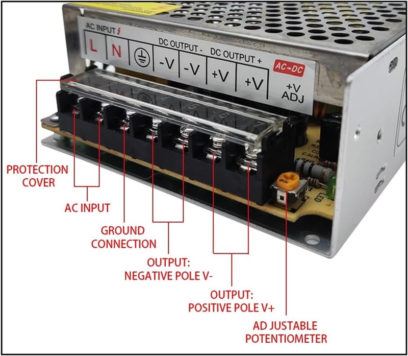 AC 110V 220V to DC 5V Drive Transformer(DC 5V_30W) - Image 5