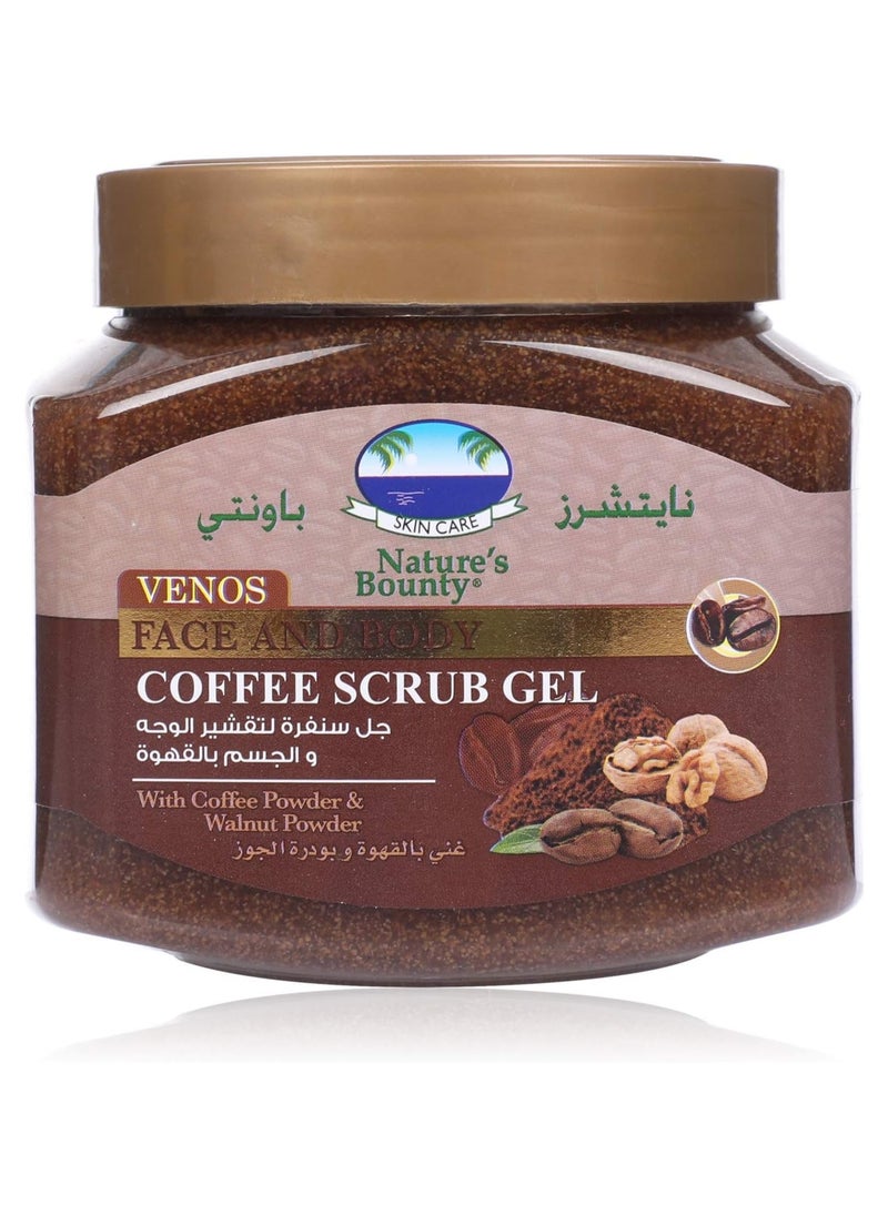 NATURE'S BOUNTY - Nature's Bounty Venos Face and Body Scrub Gel with Coffee - 560 ml - Image 1