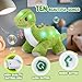 Glow Guards 16 Light up Dinosaur Stuffed AnimalLED Soft Dinosaur Plush Toy with Magic Night LightsLullabyBirthday Childrens Day for Toddler Kids Green Music - Image 4
