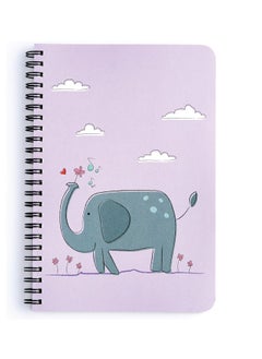 FACTOR NOTES A5 Size Spiral Plain Notebook 144 Pages 100gsm Thickness  - Image 1