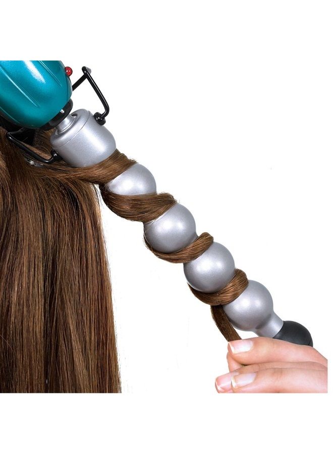 BED HEAD Rock N Roller Clamp Free 2-in-1 Curling Wand | Round Barrel for Tousled Waves - Image 4