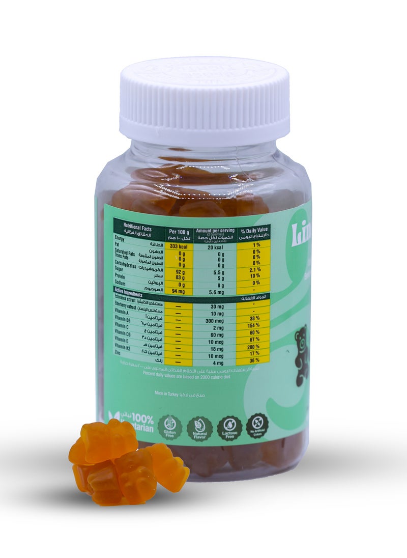 Sulinda Lindagum Echinacea And Elderberry  60 Gummies  - Image 2