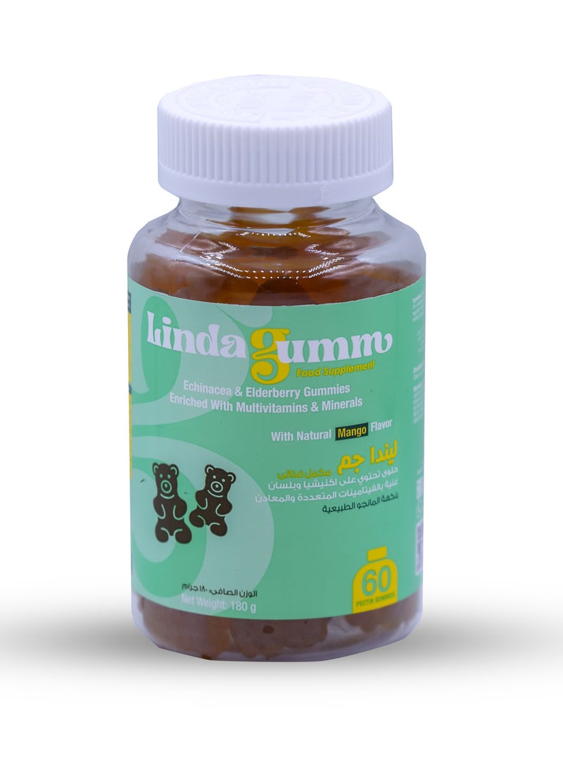 Sulinda Lindagum Echinacea And Elderberry  60 Gummies  - Image 1