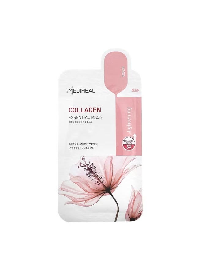 MEDIHEAL Collagen Essential Beauty Mask 1 Sheet 0.81 fl oz 24 ml  - Image 1