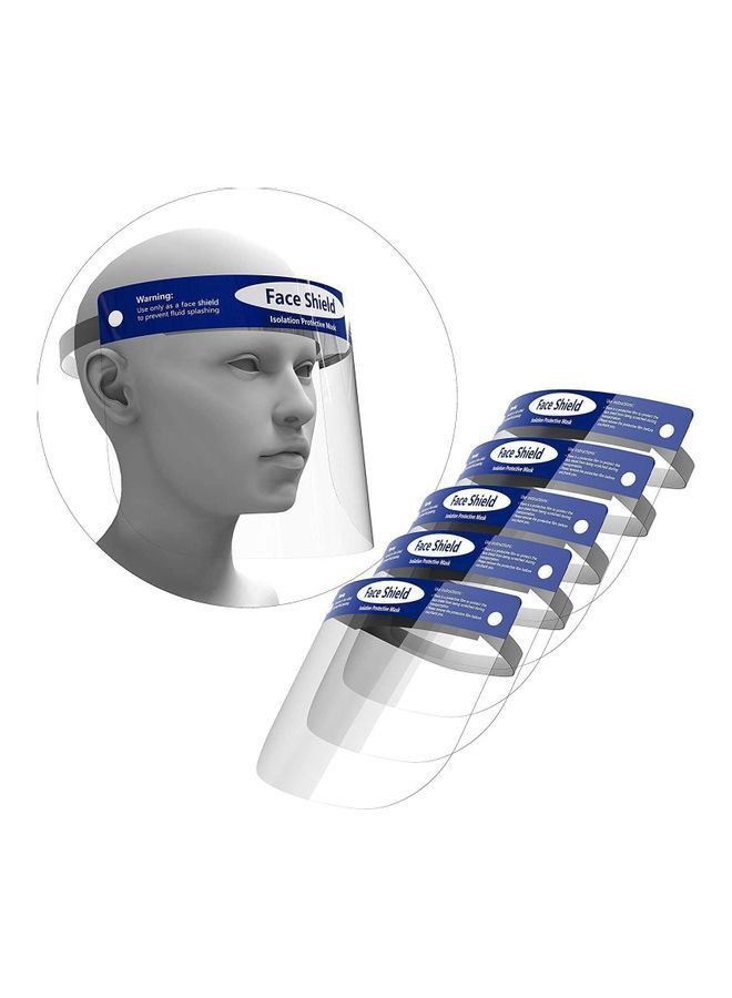 NIBEMINENT Pack Of 5 Anti-Fog Face Shield - Image 1