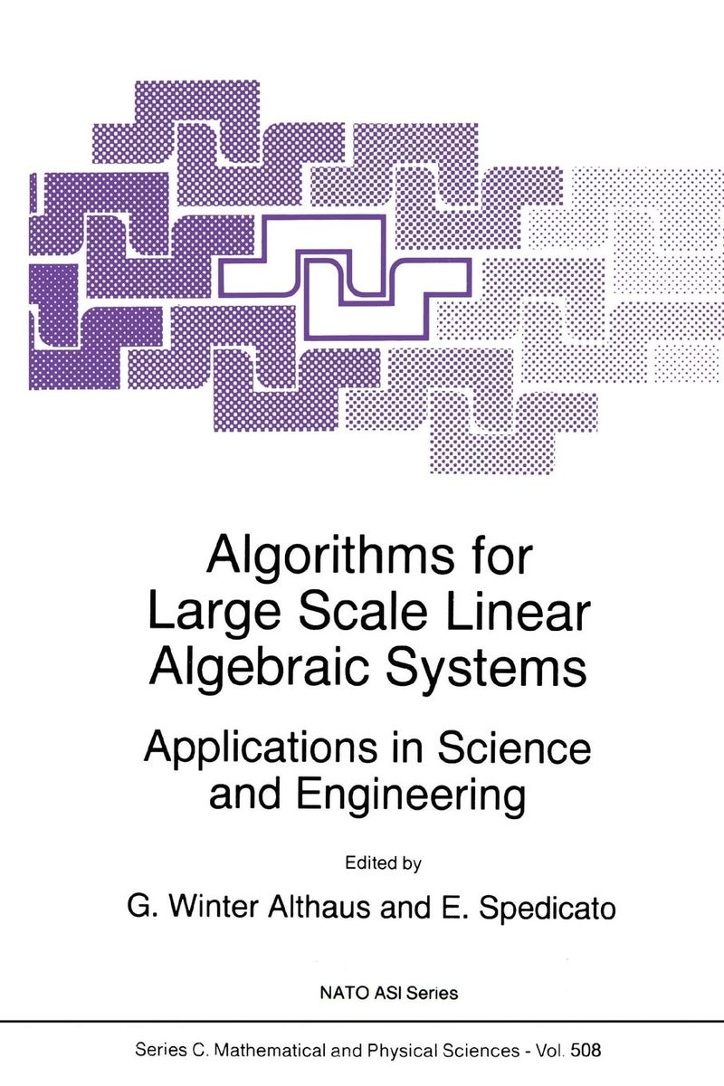 Algorithms for Large Scale Linear Algebraic Systems: : Applications in Science and Engineering Paperback - 3 December 2010