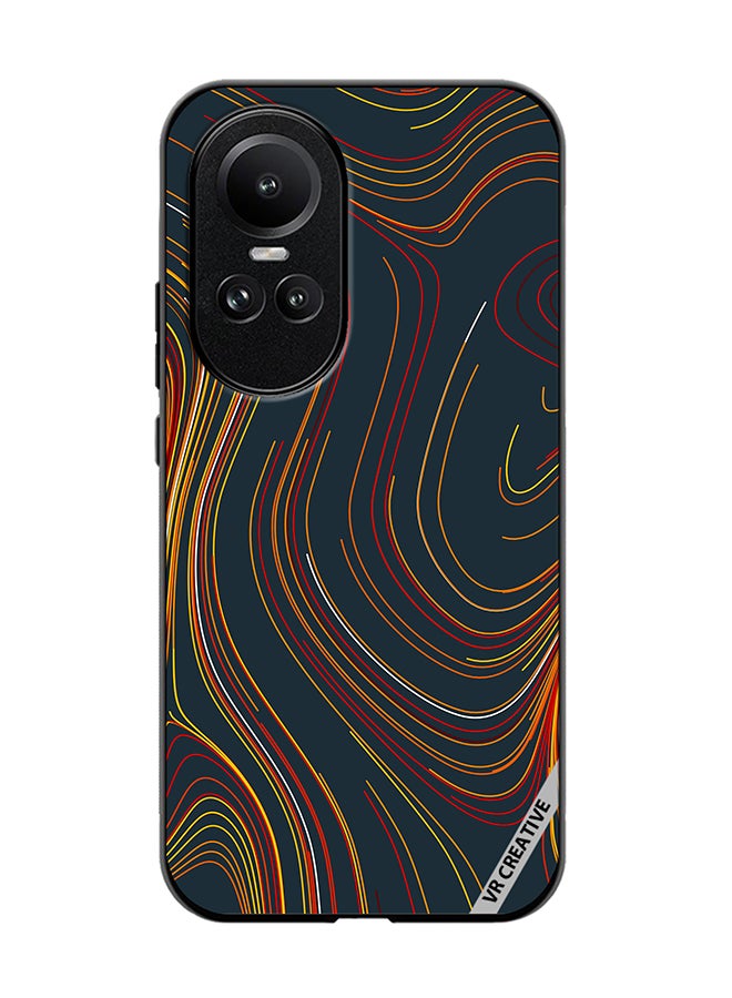 VR CREATIVE Protective Case Cover For Oppo Reno 10 Layers Design Multicolour - Image 1