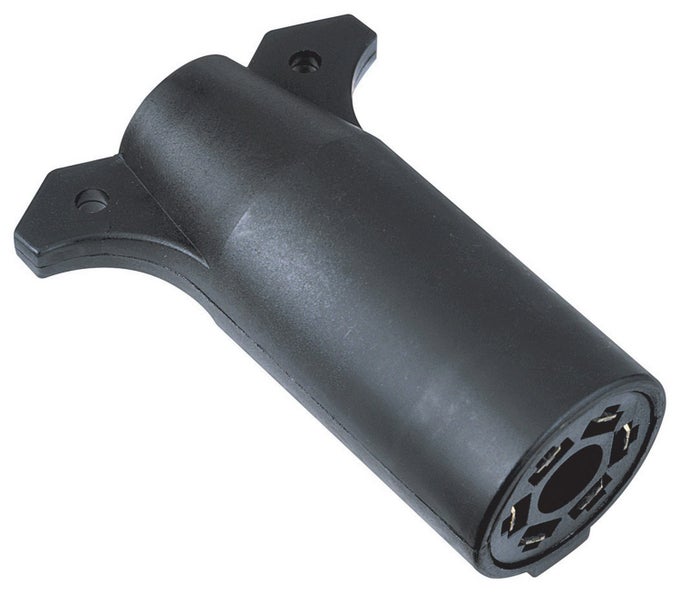 Towpower 74645 7Way To 6Way Adapter Black