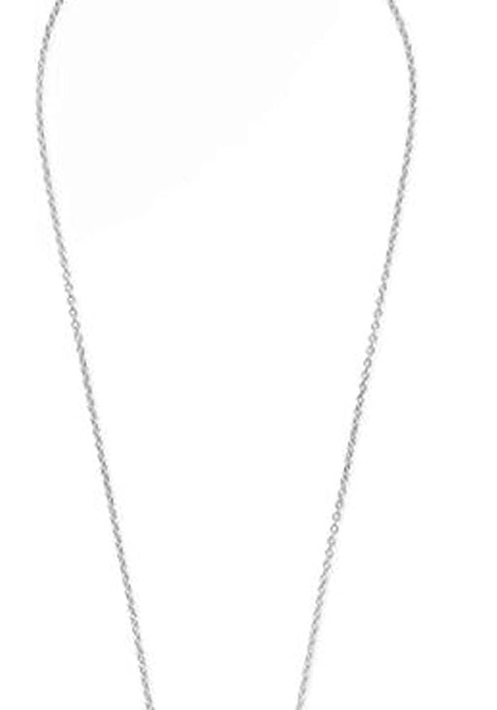 Kendra Scott Elisa Pendant Necklace for Women, Rhodium-Plated with Dichroic Glass - Image 2