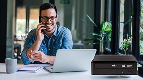 BUFFALO MediaStation Desktop 16x External Blu-ray Writer for PC with USB 3.0. TAA Compliant. Plays and Burns Blu-Rays, DVDs, and CDs. - Image 2