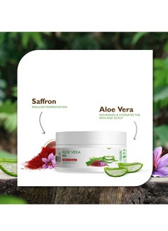 Organic Harvest Gel with Saffron Extract Multi-purpose Aloe Vera Gel for Face and Hair For All Skin & Hair Types| 100% Certified Organic Sulphate & Paraben Free 200ml  - Image 4