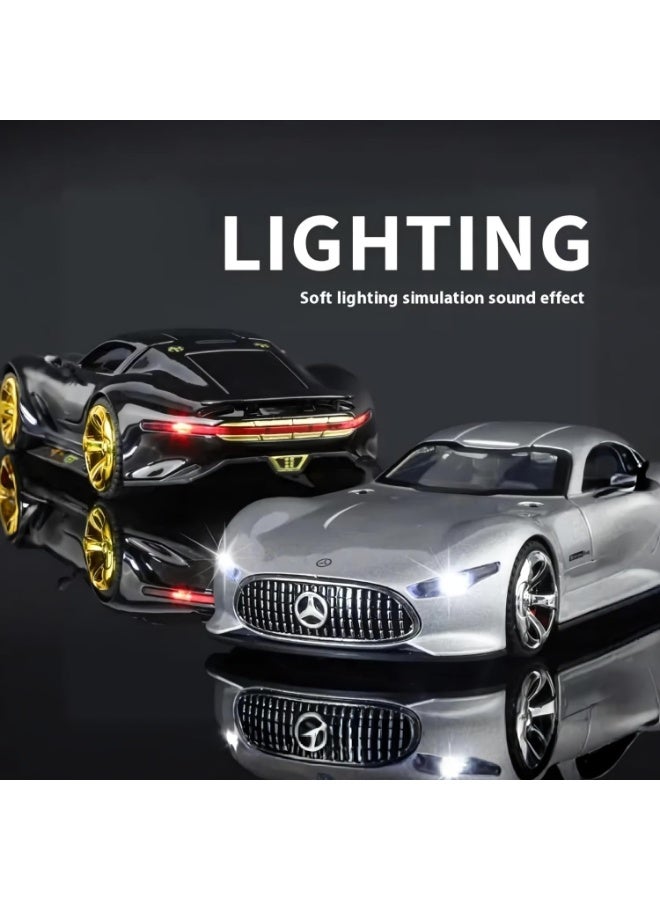Chabeia Mercedes Benz Gran Turismo SUV Car 1:32 Scale Model Car Exclusive Alloy Metal Pull Back Die-cast Diecast Metal Pullback Toy Openable Doors & Light Music Best Gifts Kids【Colors as Per Stock 】 - Image 3