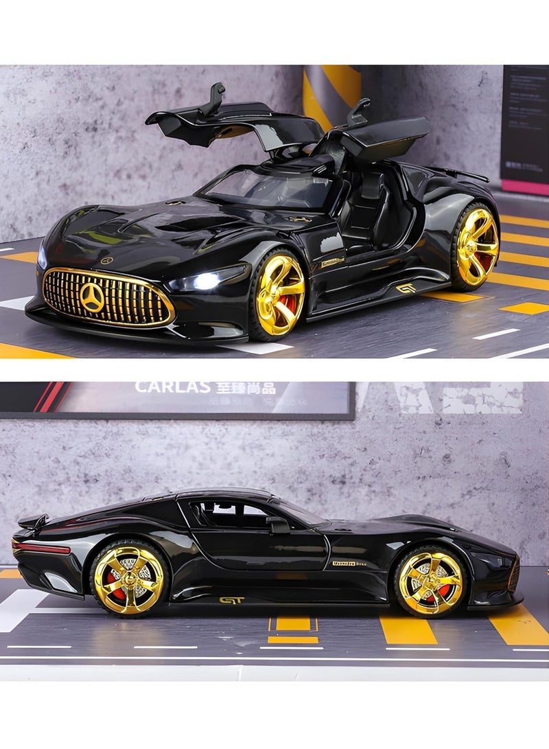 Chabeia Mercedes Benz Gran Turismo SUV Car 1:32 Scale Model Car Exclusive Alloy Metal Pull Back Die-cast Diecast Metal Pullback Toy Openable Doors & Light Music Best Gifts Kids【Colors as Per Stock 】 - Image 4