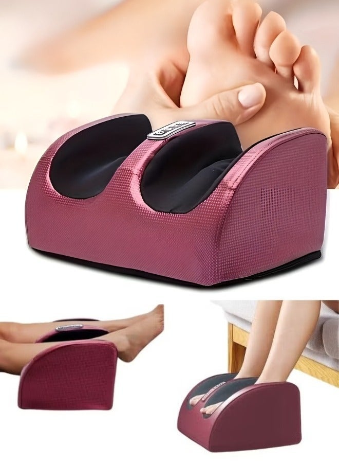 إلترازون Electric Foot Massager with Heating Function, Foot and Calf Massager with Massage Roller Relaxes Leg Muscles Improves Blood Circulation Deep Tissue Massager for Foot Gift for Mom Dad and Friends - Image 1