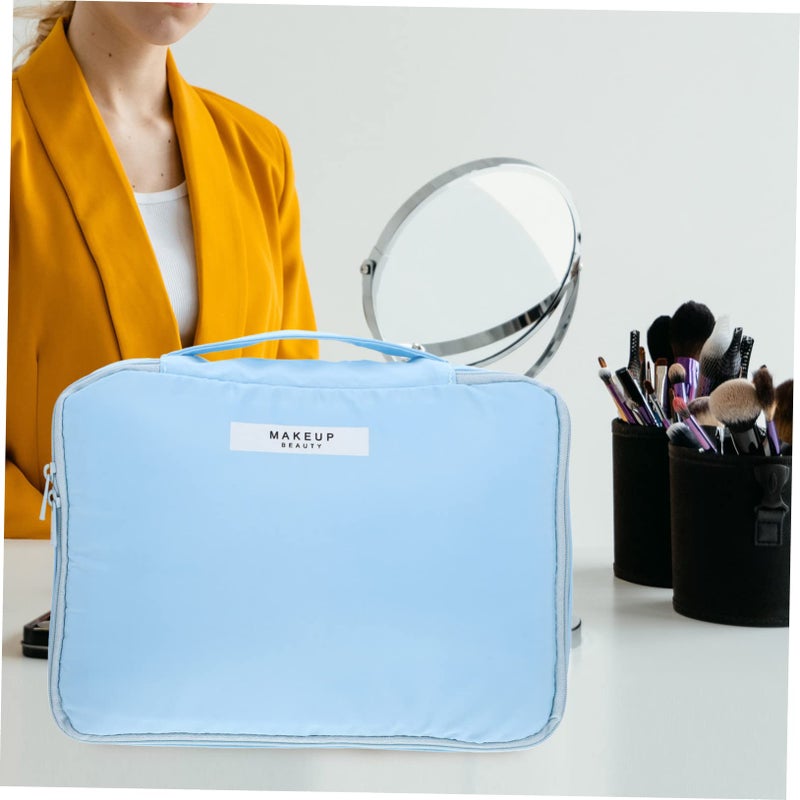 Large Travel Toiletries Bag For Women Waterproof Cosmetic Organizer Makeup Bag For Home And Travel - Image 4