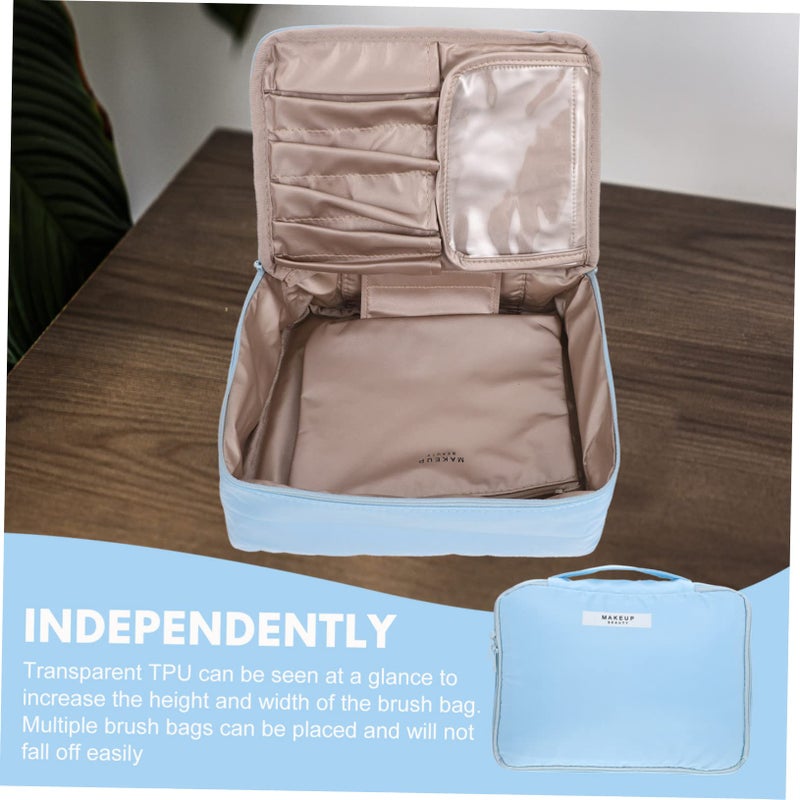Large Travel Toiletries Bag For Women Waterproof Cosmetic Organizer Makeup Bag For Home And Travel - Image 5