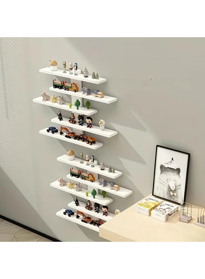 HOMESTAR 5-Tier Wooden Display Shelf - Multi-Layer Wall Mount Organizer for Collectibles, Kitchen Spices, Books & Home Decor, Space-Saving Storage Solution - Image 5