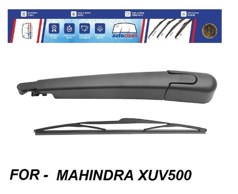 AutoClean Rear Wiper Arm Blade Set For Mahindra Xuv 500 (Windshield Washer Tablet Free) - Image 2
