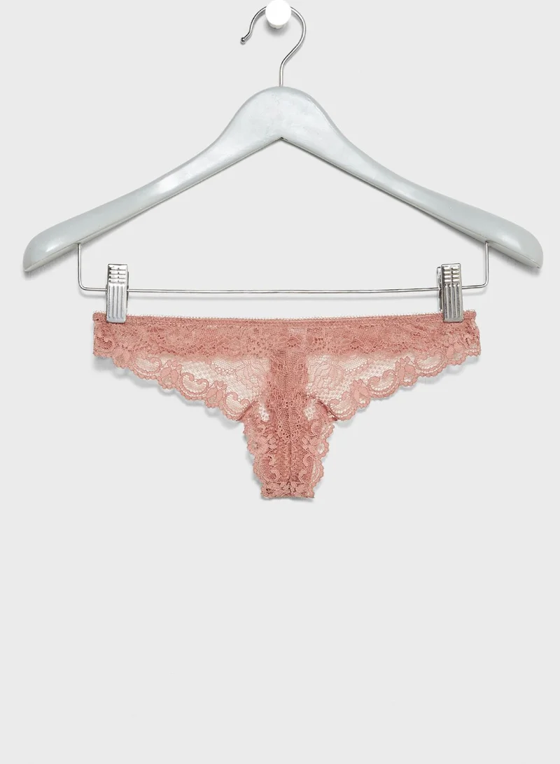 TOPSHOP Lace Thong