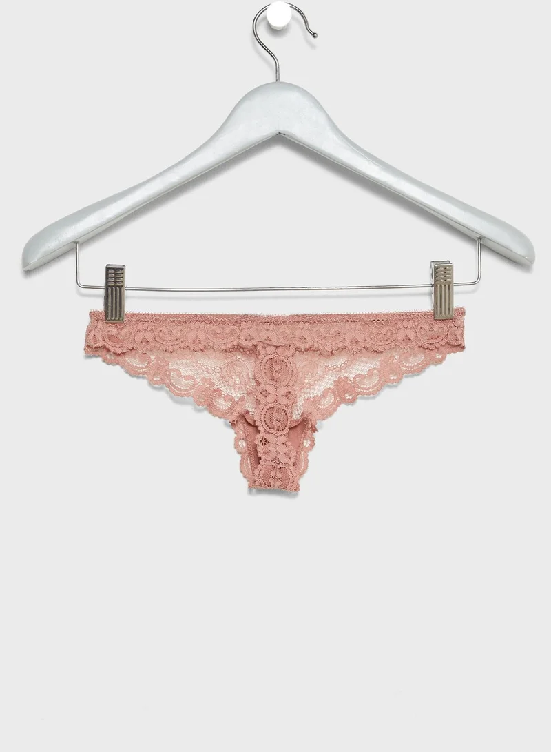TOPSHOP Lace Thong