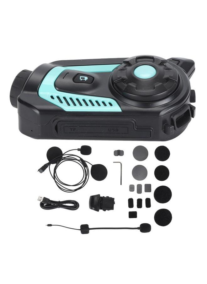 Thoraya Motorcycle Helmet Bluetooth Headset with 2K Dash Cam WiFi 6 Riders Intercom IP66 Waterproof Camera Recorder Headset  - Image 1