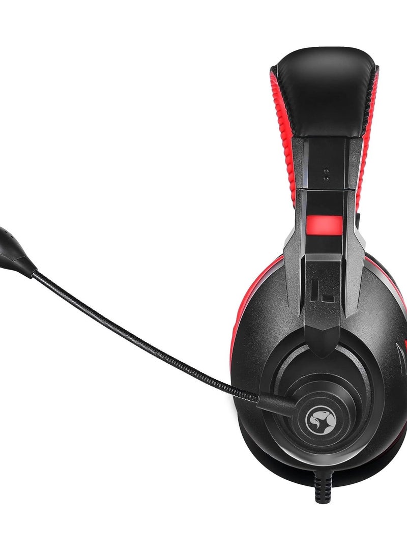 سماعة ألعاب ستيريو - التحكم في مستوى الصوت على الأذن - Marvoo H8321S - Image 4