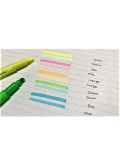 lineplus Twotone Highlighter Double Tip 5 Colors 348535  - Image 2