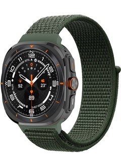 ZORE Galaxy Watch Ultra 47MM Krd-03 Mesh Strap-Dark Green  - Image 1