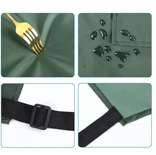 DEBIK® | Waterproof & Dustproof Apron For Dishwashing, Coffee, Dog Grooming, Cleaning Fish, Project-Industrial - Free Size | Unisex| GREEN - (Pack Of 1) - Image 2
