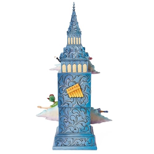 Enesco Disney Traditions by Jim Shore Peter Pan Time to Find Neverland Figurine Clock 1025 Inch Multicolor - Image 3