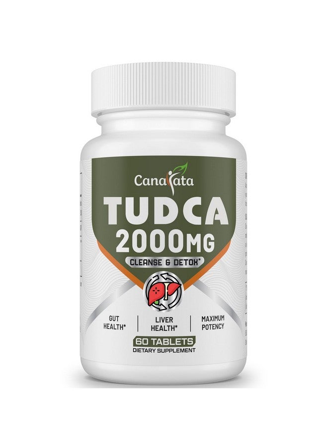 Canarata TUDCA Liver Supplements 2000mg - Strong Bile Salts Support Liver Detox & Cleanse - Liver and Gallbladder Health Formula-Easy to Swallow Tablets-30 Days Supply - Image 1