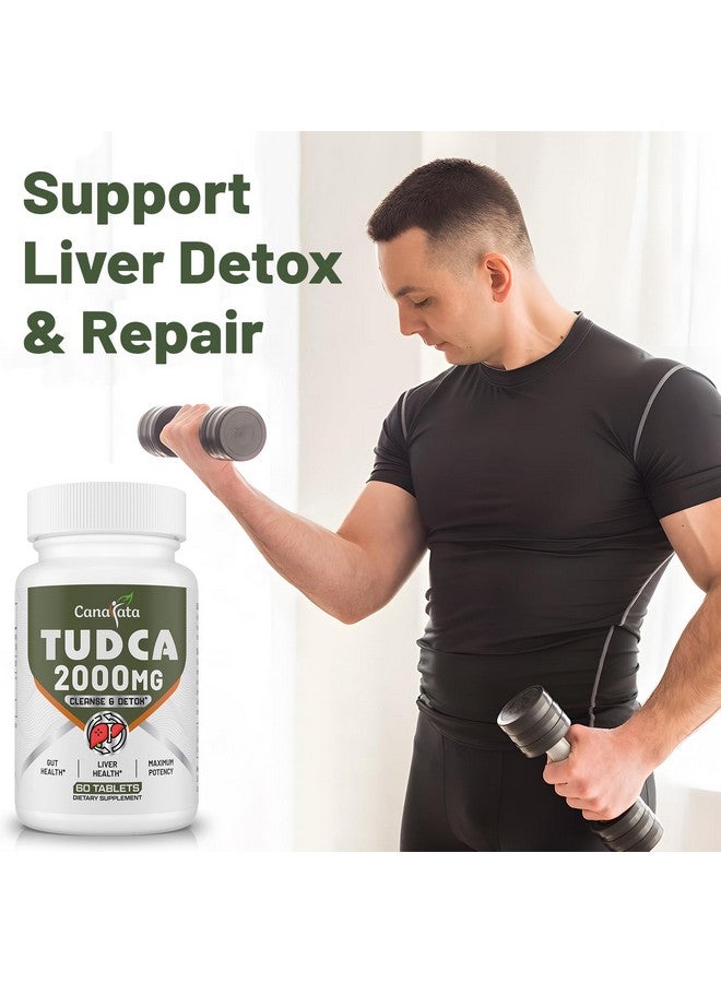 Canarata TUDCA Liver Supplements 2000mg - Strong Bile Salts Support Liver Detox & Cleanse - Liver and Gallbladder Health Formula-Easy to Swallow Tablets-30 Days Supply - Image 3