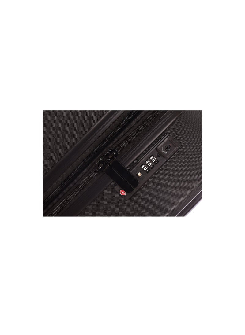 Track - Travel bags set of 3 pieces from Track, Hard - 30/25/20 inch, 4 wheels. Black. - Image 1
