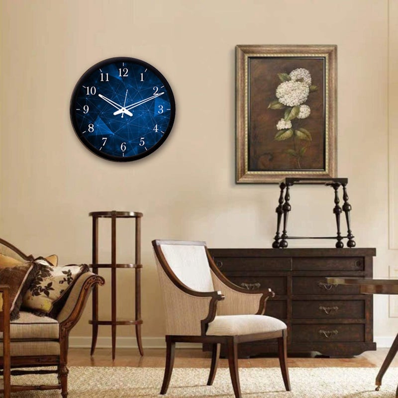 Kazlin Wall Clock 12 Silent Quartz Decorative Latest Analog Wall Clock for Living Room Classic Battery Operated Round Easy to Read for BedroomOfficeSchoolHomeOfficeRoomKitchen Navy - Image 4