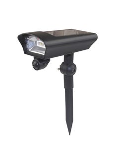 NIBEMINENT Bullet Fake Security Camera Shape Solar Powered Lawn Light White  - Image 1