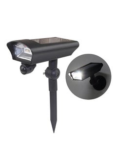 NIBEMINENT Bullet Fake Security Camera Shape Solar Powered Lawn Light White  - Image 2
