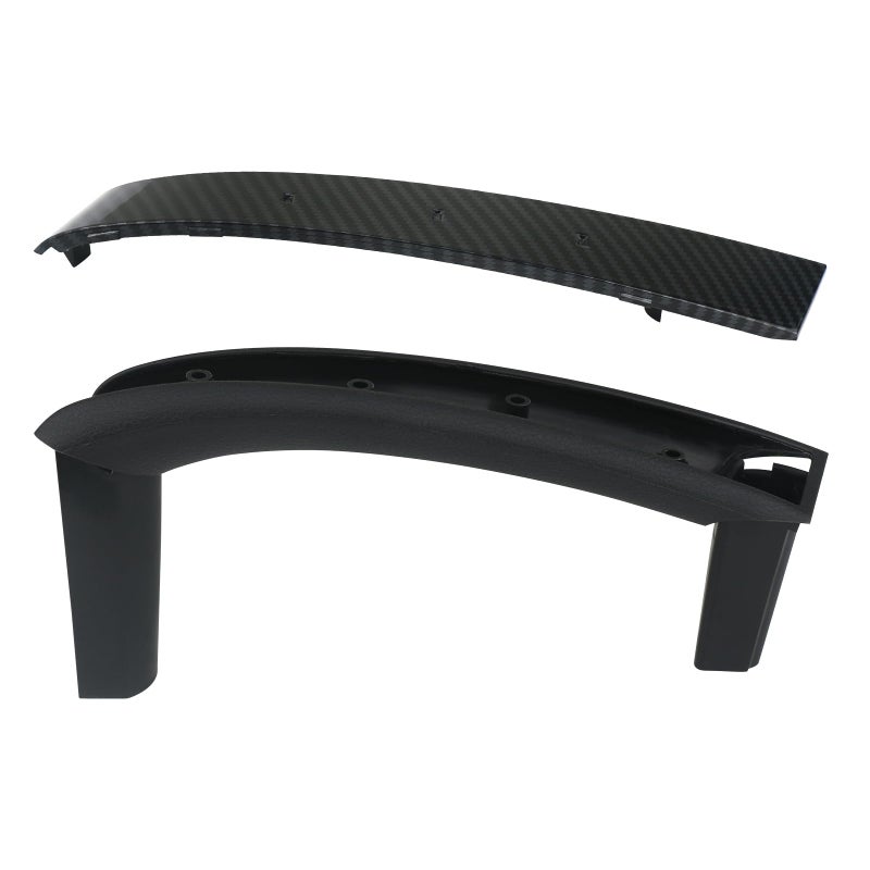 APPERFiT 350Z Door Pull Handle Grip Trim Assembly Carbon Fiber Right Passenger Side Compatible with Nissan 350Z Accessories 20032005 Replaces 80932CD000 80978CD000