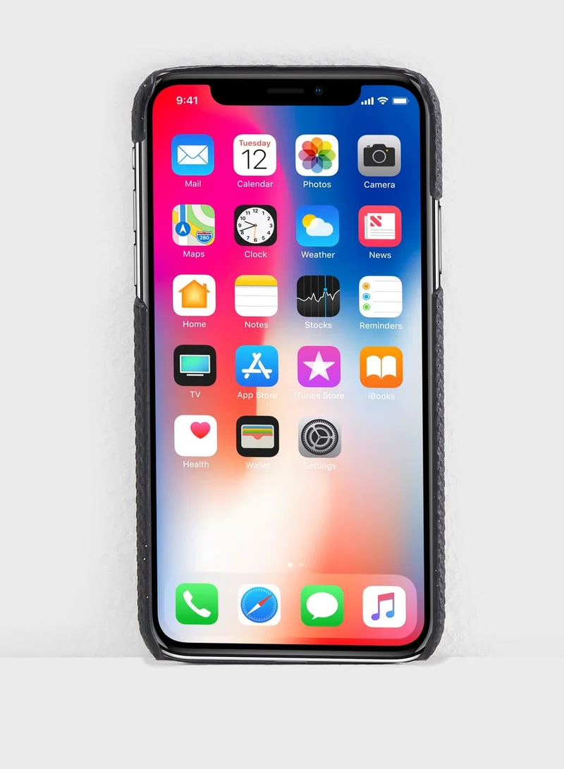 LACOSTE iPhone X Leather Case
